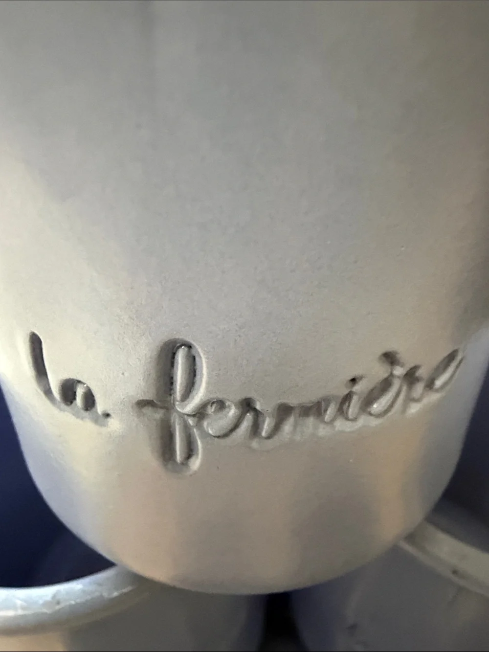La Fermière Matte Blue Ceramic Votive 8-Cup Set